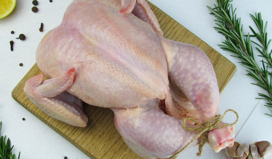 Ein ganzes Poulet